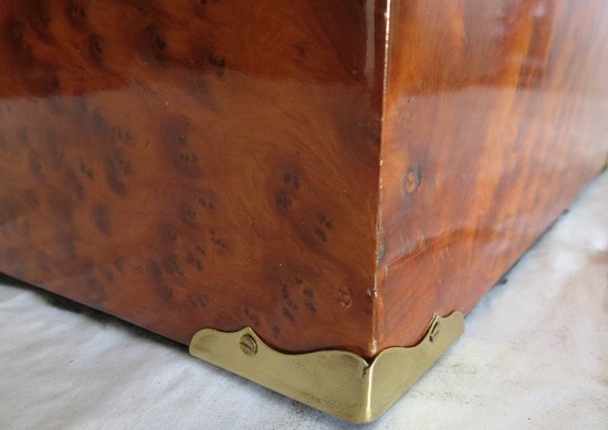 Vintage Art Deco Dunhill Burlwood Cigar Humidor